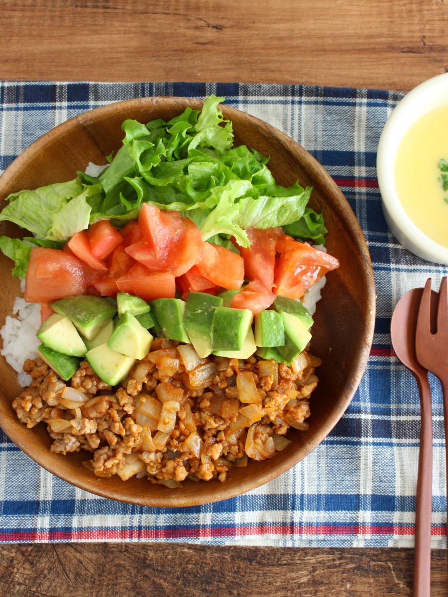 ワンプレートごはん 子どもと一緒に 辛くないタコライス レシピサイトnadia