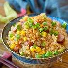 バター醤油が香る！子どもも喜ぶ「とうもろこしとウインナーの炊き込みご飯」夏のごちそう♪