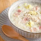寒い日にぴったり♪白菜の豆乳スープ