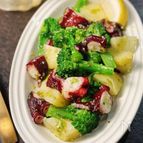 【タコと野菜のバジルソースサラダ】ワインに合う♡簡単デリ風♪