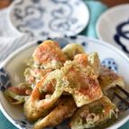 竹輪と紅生姜のカリッとのり塩揚げ