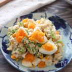 【はんぺんとたまごとオクラのわさびマヨ】食感も楽しめる♪