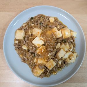 ゆいの作ってみた!投稿(【米粉で作る手作り麻婆豆腐】とろみづけ簡単！)