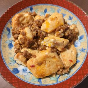 たりおの作ってみた!投稿(ごま油で本格的！【深みの麻婆豆腐】)