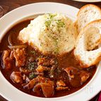【マッシュポテト添えビーフシチュー】いつものルウで華やかに♪