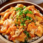 【とろたま豚キムチ丼】10分で大満足！休日ランチに◎