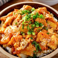 【とろたま豚キムチ丼】10分で大満足！休日ランチに◎