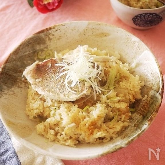 炊飯器で鯛めし