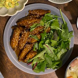 丼の作ってみた!投稿(【手羽中の甘辛揚げ】カリッと甘辛がたまらない！)
