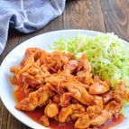 千切り生姜が美味しい！鶏肉の生姜焼き