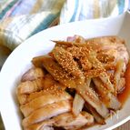 レンジで簡単！ふっくらジューシー！ごぼうたっぷり煮鶏