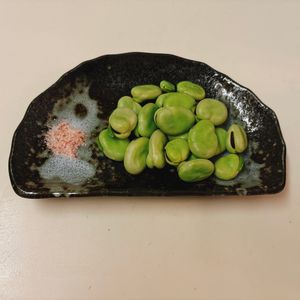 りんの作ってみた!投稿(丸ごと焼くだけ♪焼きそらまめ)