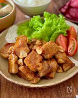 にんにく醤油でごはんがすすむ♩豚肉のひと口ソテー