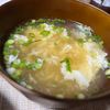 ぽちゃこの作ってみた!投稿(ふわとろ白いかきたま中華コーンスープ♪余った卵白ムダなく消費)