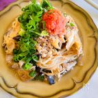 超簡単!炒めるだけ
明太きのことしらたきのバター醤油