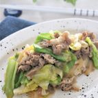 春キャベツと豚肉のピリ辛炒め