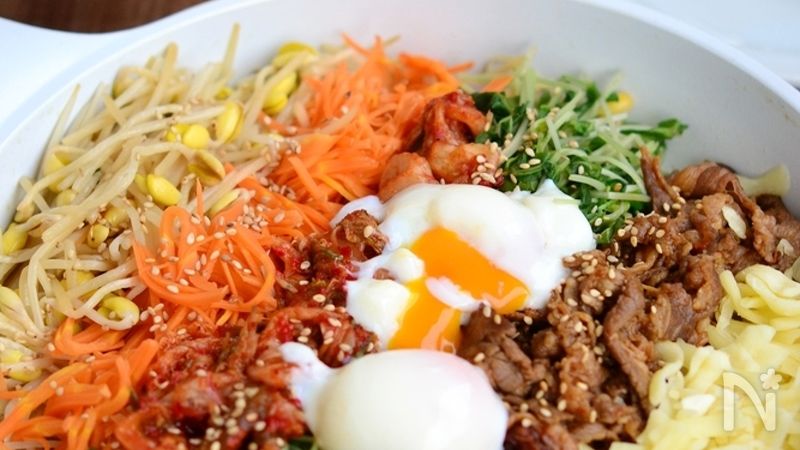 献立いろいろつゆで簡単ビビンパ | レシピサイトNadia