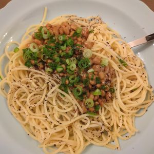 たりおの作ってみた!投稿(爆速で完成！納豆ゆかりパスタ)