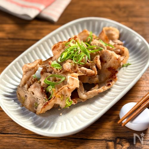 10分で作れる豚のネギ塩炒め