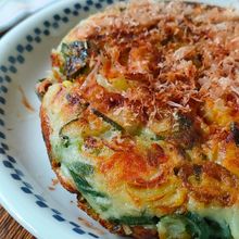 混ぜて焼くだけ【チーズねぎ焼き】