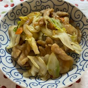 万福の作ってみた!投稿(ご飯がすすむ！【和風肉野菜炒め】)