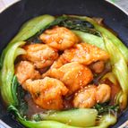 ［鶏と青梗菜の甘辛炒め］ワンバン！簡単！経済的！