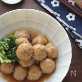 揚げずにヘルシー！ふんわり和風な肉団子