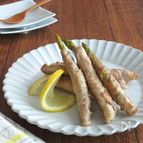 食欲UP☆ごはんがすすむ◎アスパラの肉巻き旨塩レモン炒め