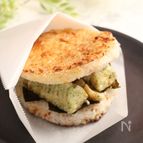 タケノコ天ごはんバーガー　台湾モス風桜えびご飯