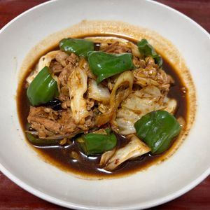 りんごの作ってみた!投稿(キャベツたっぷり回鍋肉（ホイコーロー）)