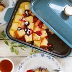 簡単！ホットプレートでたっぷりベリーのパンプディング