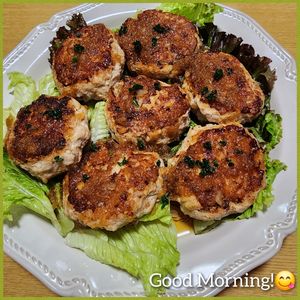 ナムディの作ってみた!投稿(『おろし新玉ソースで☆豆腐ハンバーグ』ふわふわ食感♡ヘルシー)