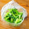 【小松菜とカニカマの辛子和え】レンジ2分！楽！ｳﾏ！作り置きの工程1