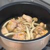 鶏の旨みたっぷり！【鶏白湯クッパ】の工程1