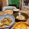 ぴいすけの作ってみた!投稿(簡単おいしい♡『崩し豆腐とふわたまのピリ辛中華スープ』)
