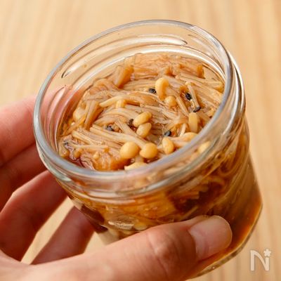 【ピリ辛♪七味なめ茸】蕎麦やごはんのお供に、大根おろしにも!