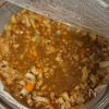 レンジで作る我が家のれんこん入りキーマカレーの工程3