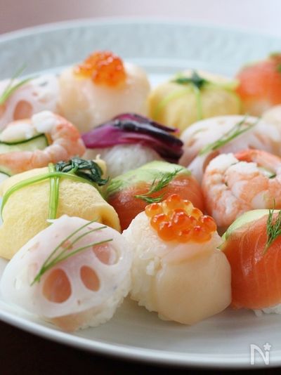 彩り手まり寿司 By 笠原知子 レシピサイト Nadia ナディア プロの料理家のおいしいレシピ 彩り手まり寿司 By 笠原知子 レシピサイト Nadia ナディア プロの料理家のおいしいレシピ