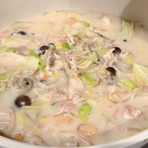 1278535の作ってみた!投稿(【まるでお店の味！野菜たっぷりちゃんぽん麺】スープ絶品)