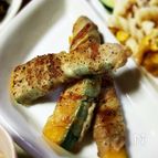 すくなかぼちゃの豚肉巻き