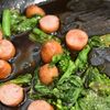 【とろとろ卵と菜の花の中華風ウインナー丼】手軽で美味しい!の工程3