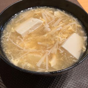ミントミントの作ってみた!投稿(【豆腐とえのきのかき玉スープ】ふわとろ♡ほっこりヘルシー♪)