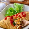 ほっこり味の♪かぼちゃのオムレツ