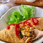 ほっこり味の♪かぼちゃのオムレツ