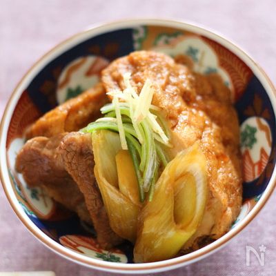 厚揚げの甘しょうゆ煮