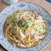 【キャベツと豚肉の塩焼きそば〜辛子酢添え】味変で♪