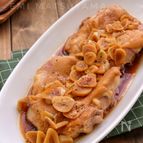 フライパンで煮るだけ！＊にんにくたっぷり鶏肉のさっぱり煮＊