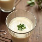 ミキサーで混ぜるだけ！【豆腐の冷製スープ】柚子胡椒味