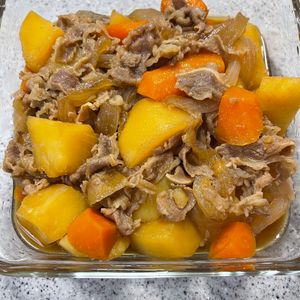 らきの作ってみた!投稿(〖レンジで味しみ♡肉じゃが〗簡単ヘルシー＆時短＆つゆだく♪)