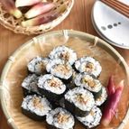 ついつい手が出る美味しさ！みょうが入り納豆巻き